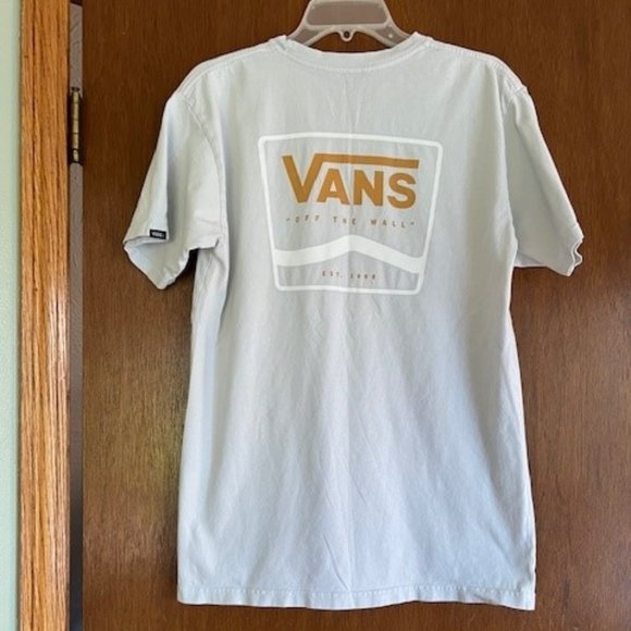 Van's Men's T-shirt size medium gray Classic Fit - Picture 2 of 3